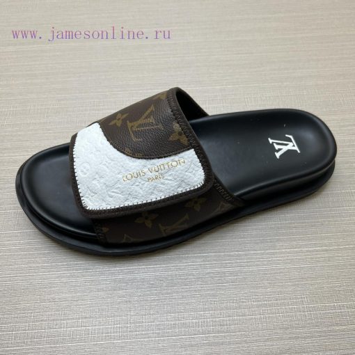LOUIS VUITTON LV official website's popular men's Velcro slippers are available for sale sim5pjkho1o - Image 9