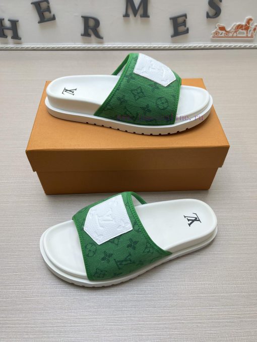 LOUIS VUITTON LV official website's popular men's Velcro slippers are available for sale simg752vjtl - Image 5