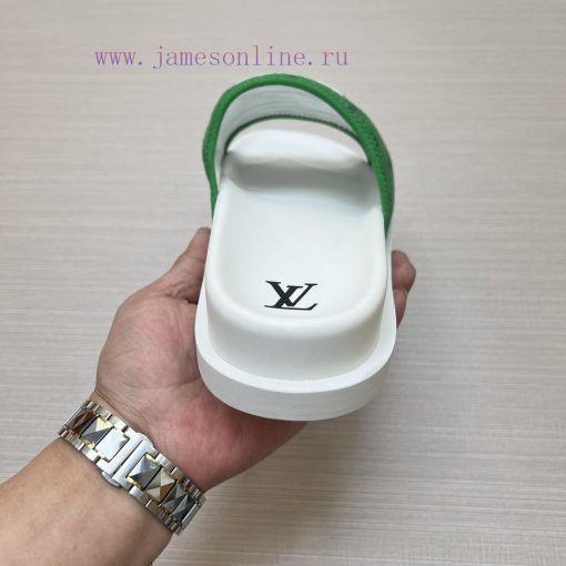 LOUIS VUITTON LV official website's popular men's Velcro slippers are available for sale simg752vjtl - Image 8