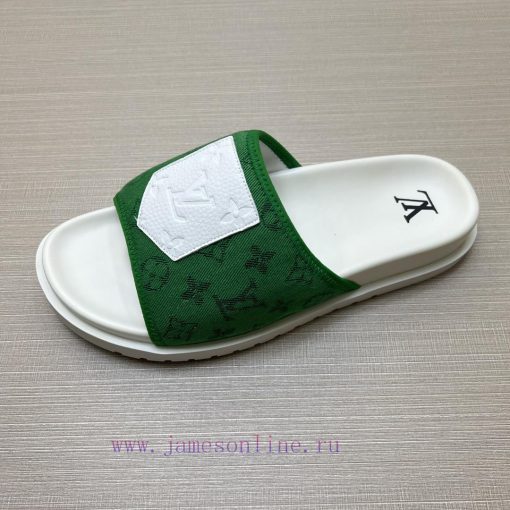 LOUIS VUITTON LV official website's popular men's Velcro slippers are available for sale simg752vjtl - Image 9