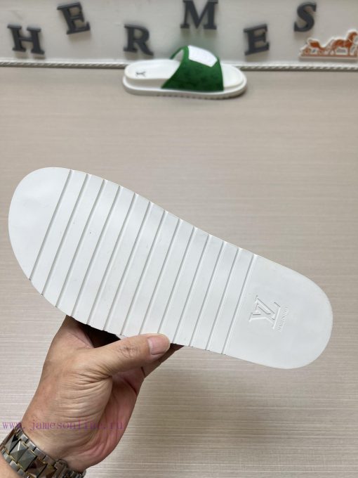 LOUIS VUITTON LV official website's popular men's Velcro slippers are available for sale simg752vjtl - Image 10