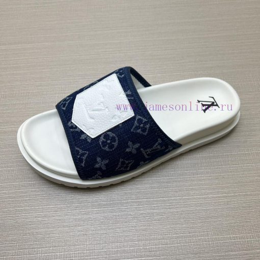 LOUIS VUITTON LV official website's popular men's Velcro slippers are available for sale simyunadf5s - Image 9