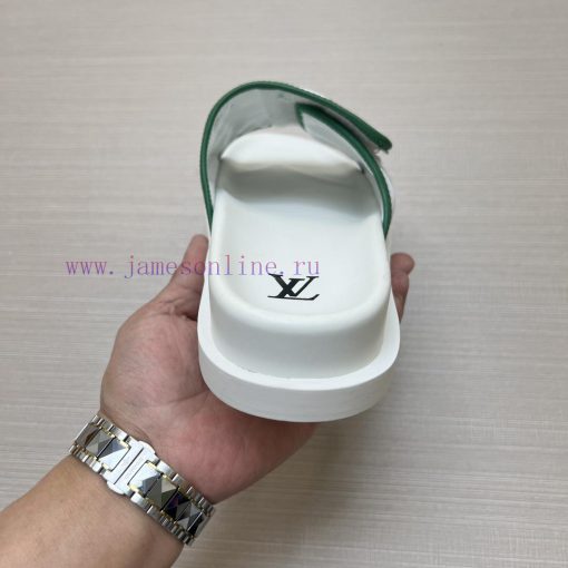 LOUIS VUITTON LV official website's popular men's Velcro slippers are available for sale sim8j4szor1 - Image 8