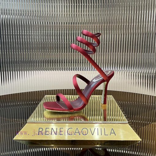 Top versionR ᴇɴᴇ C ᴀᴏᴠɪʟᴀ | 2024s 𝐒 RC Spring/Summer New Serpentine CLEO Explosive Red Seriewq3egnpj - Image 5