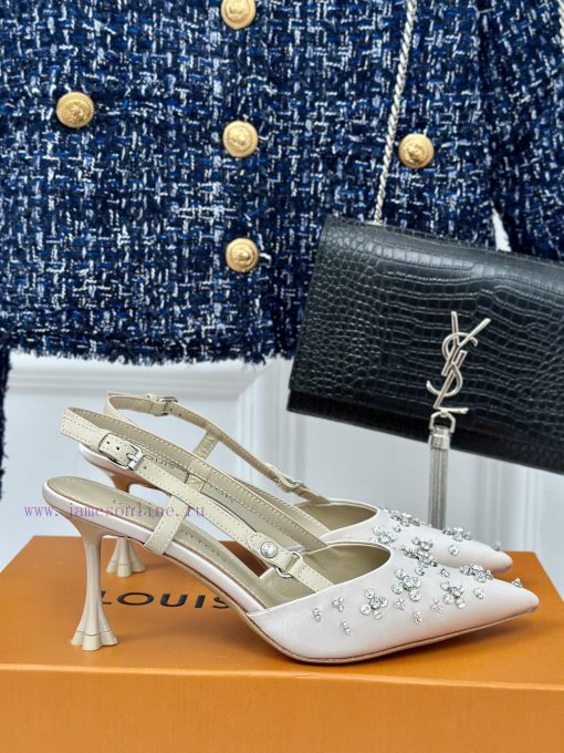 L * V Donkey 24S popular model with rhinestones and empty spaceSandal seriesThe shoe upper i0tpdouda - Image 2