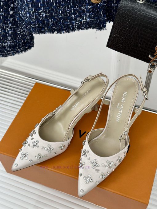 L * V Donkey 24S popular model with rhinestones and empty spaceSandal seriesThe shoe upper i0tpdouda - Image 3