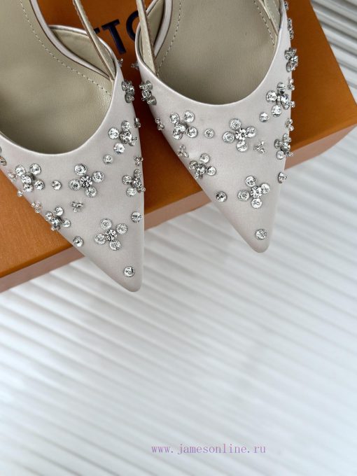 L * V Donkey 24S popular model with rhinestones and empty spaceSandal seriesThe shoe upper i0tpdouda - Image 8