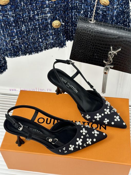 L * V Donkey 24S popular model with rhinestones and empty spaceSandal seriesThe shoe upper ilwfy04di - Image 4