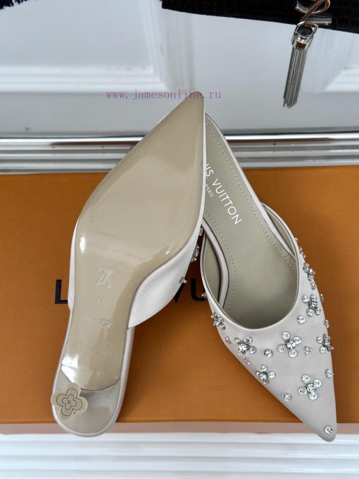 L * V Donkey 24S popular model with rhinestones and empty spaceSandal seriesThe shoe upper i02roi1h9 - Image 10