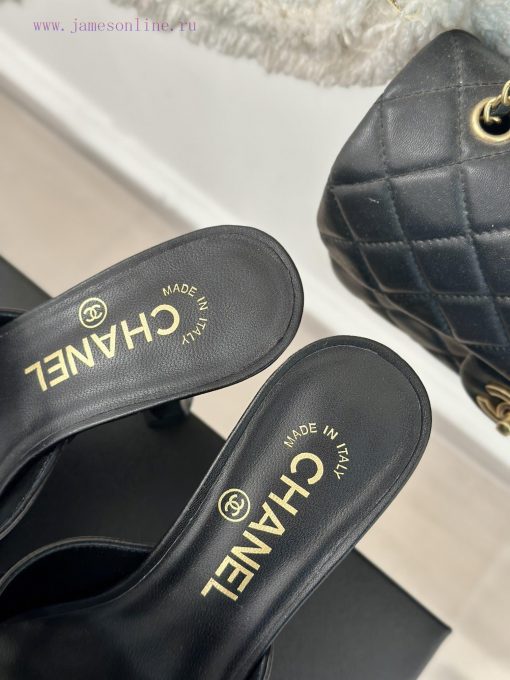 Chanel | Chanel 24P New Product ShowWaterproof platform double C high-heeled slippersParis Fcpdvd7vx - Image 9