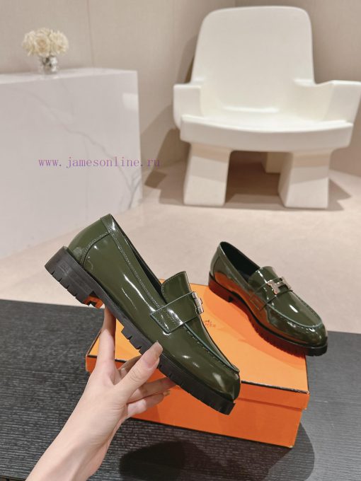 | ²⁰²4 𝐬𝐬  🤍🤎H Home SS24 Spring/Summer New Product Small Leather ShoesH family heroMinimalis6yu9r54r - Image 5