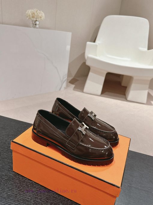 | ²⁰²4 𝐬𝐬  🤍🤎H Home SS24 Spring/Summer New Product Small Leather ShoesH family heroMinimaliscesay4f4 - Image 3