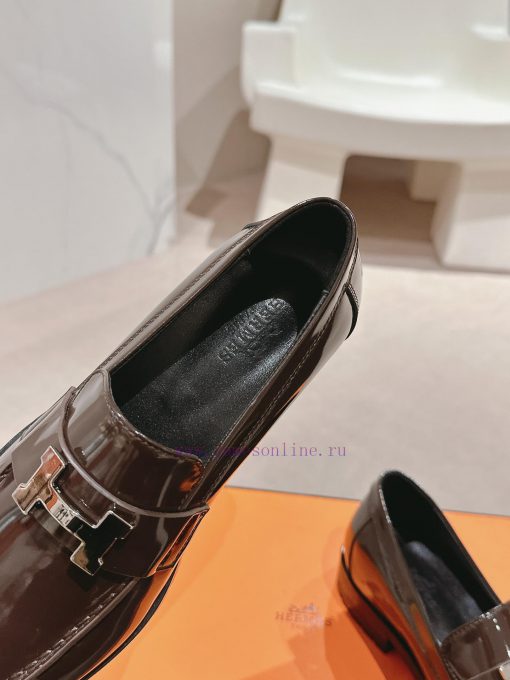 | ²⁰²4 𝐬𝐬  🤍🤎H Home SS24 Spring/Summer New Product Small Leather ShoesH family heroMinimaliscesay4f4 - Image 7