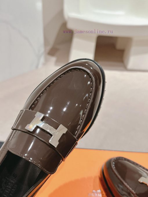 | ²⁰²4 𝐬𝐬  🤍🤎H Home SS24 Spring/Summer New Product Small Leather ShoesH family heroMinimaliscesay4f4 - Image 9