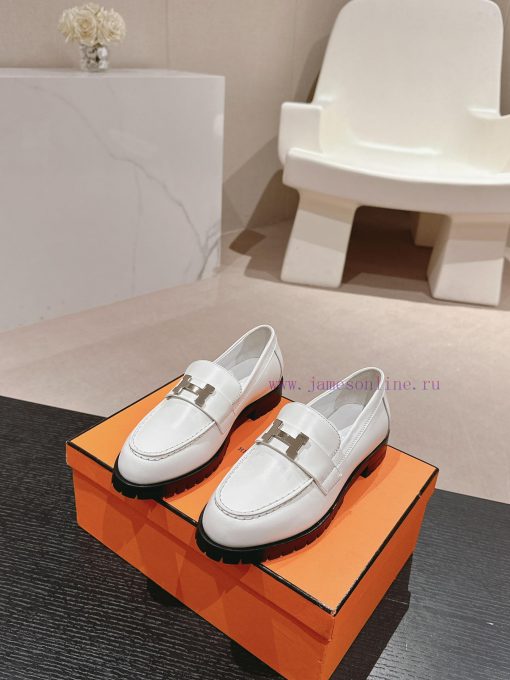 | ²⁰²4 𝐬𝐬  🤍🤎H Home SS24 Spring/Summer New Product Small Leather ShoesH family heroMinimalisz94mgoqu