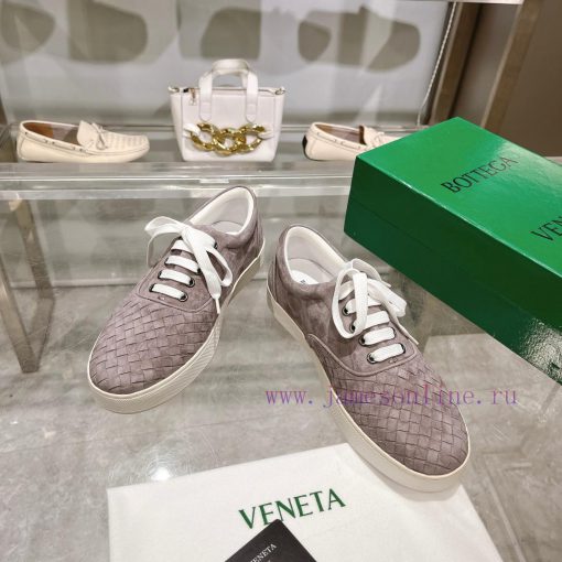 The original development of BottegaVeneta Bottega lovers' lace up casual sneakers for men+20ao5n3ubq - Image 7