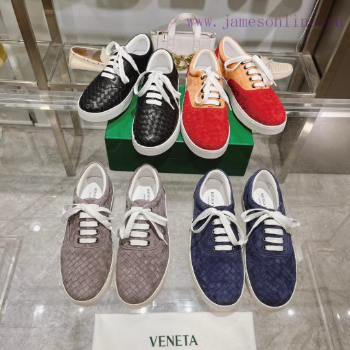 The original development of BottegaVeneta Bottega lovers' lace up casual sneakers for men+20ao5n3ubq - Image 10