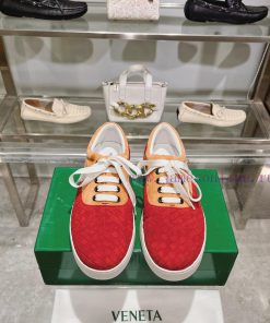 The original development of BottegaVeneta Bottega lovers' lace up casual sneakers for men+205w3mt6fl