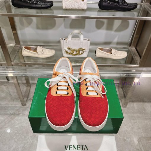 The original development of BottegaVeneta Bottega lovers' lace up casual sneakers for men+205w3mt6fl