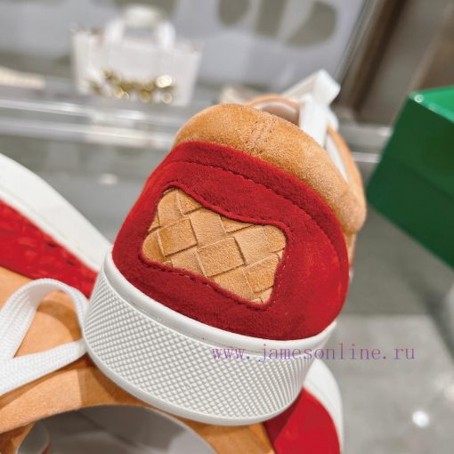 The original development of BottegaVeneta Bottega lovers' lace up casual sneakers for men+205w3mt6fl - Image 8