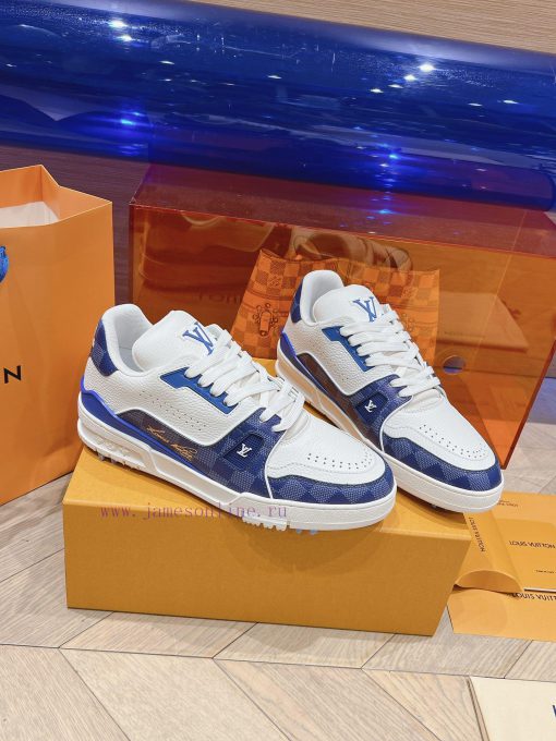 Men's styleLatest color Louis Vuitton Trainer Sneaker fashionable versatile low top casual bzljqz1dn - Image 4