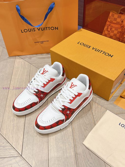 Men's styleLatest color Louis Vuitton Trainer Sneaker fashionable versatile low top casual b0huoc2ah - Image 3
