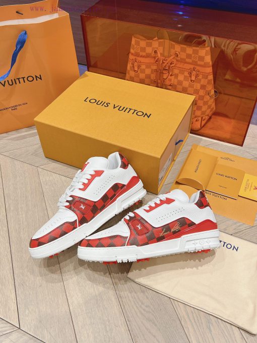 Men's styleLatest color Louis Vuitton Trainer Sneaker fashionable versatile low top casual b0huoc2ah - Image 5