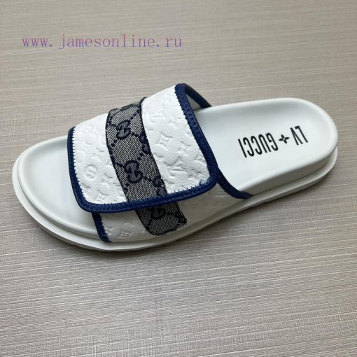 GucciGucci/LV joint slippers are made of original fabric, which is lightweight and comfortabfagnhq2h - Image 9