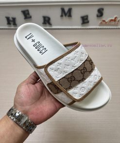 GucciGucci/LV joint slippers are made of original fabric, which is lightweight and comfortabukgkwp9o