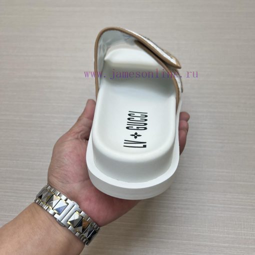 GucciGucci/LV joint slippers are made of original fabric, which is lightweight and comfortabukgkwp9o - Image 8
