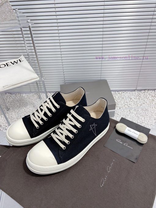 Rick Owens Owens 24ss new couple style retro board shoes dark casual sports shoesThe originadmsww13i - Image 3