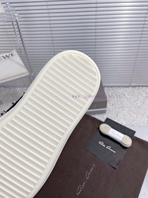 Rick Owens Owens 24ss new couple style retro board shoes dark casual sports shoesThe originaez4ka8sd - Image 10