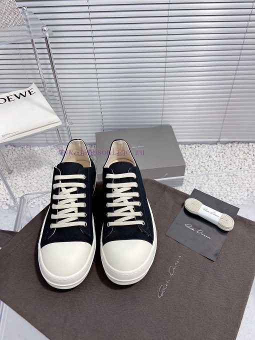 Rick Owens Owens 24ss new couple style retro board shoes dark casual sports shoesThe originaep32a8sp
