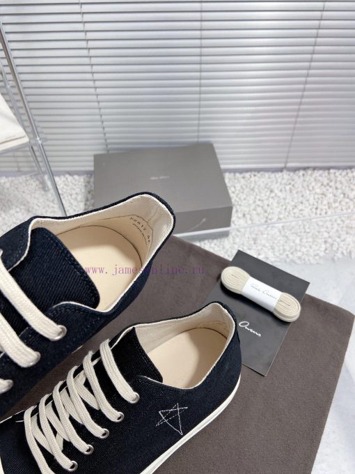 Rick Owens Owens 24ss new couple style retro board shoes dark casual sports shoesThe originadmsww13i - Image 8