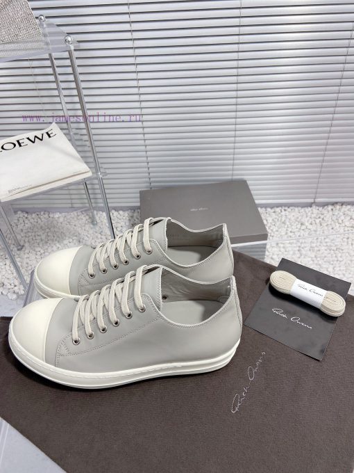 Rick Owens Owens 24ss new couple style retro board shoes dark casual sports shoesThe origina8w1f2kcu - Image 5
