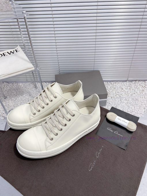 Rick Owens Owens 24ss new couple style retro board shoes dark casual sports shoesThe originalrdcpkqv - Image 3