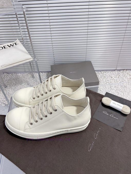 Rick Owens Owens 24ss new couple style retro board shoes dark casual sports shoesThe originalrdcpkqv - Image 5