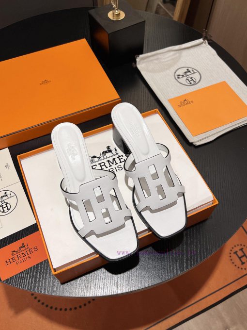 New HERMES Hermes, 2024 Thick Heel Series Hollow H-Trailer, Super High Altitude Edition Repraak1po9h