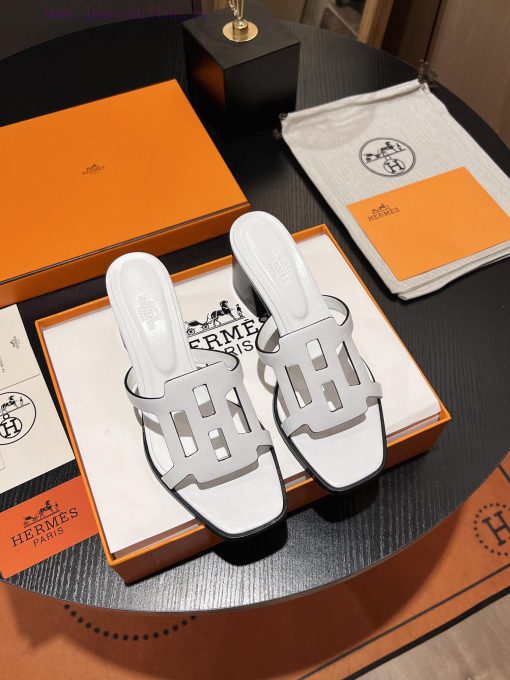 New HERMES Hermes, 2024 Thick Heel Series Hollow H-Trailer, Super High Altitude Edition Repraak1po9h - Image 2