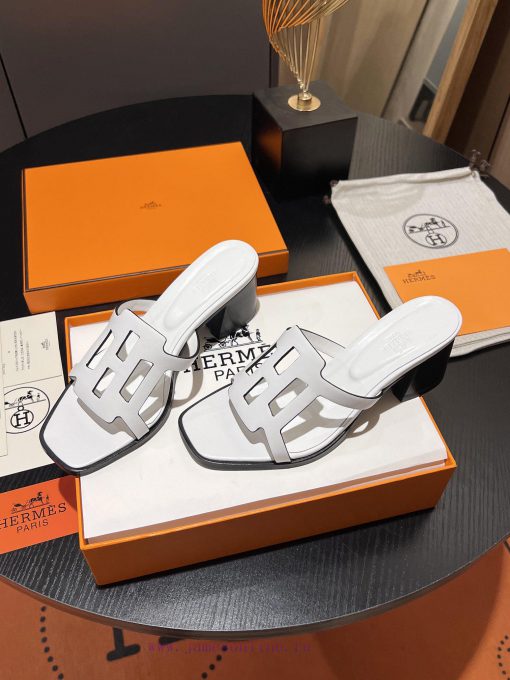 New HERMES Hermes, 2024 Thick Heel Series Hollow H-Trailer, Super High Altitude Edition Repraak1po9h - Image 5