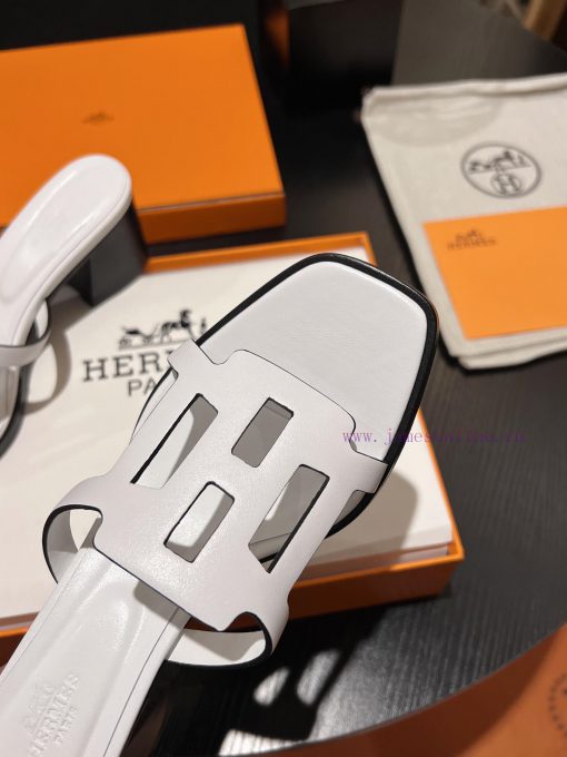 New HERMES Hermes, 2024 Thick Heel Series Hollow H-Trailer, Super High Altitude Edition Repraak1po9h - Image 7