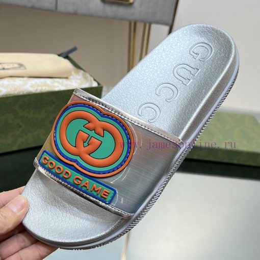 2024 GucciGucci unisex couple slippers jelly sandalsOne to one replication, all materials an4wkqjlj2 - Image 7