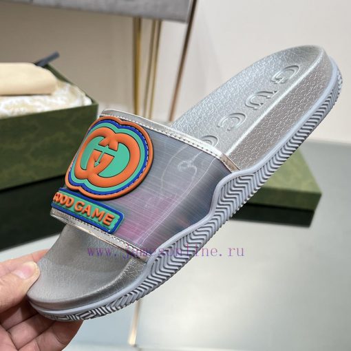2024 GucciGucci unisex couple slippers jelly sandalsOne to one replication, all materials an4wkqjlj2 - Image 10
