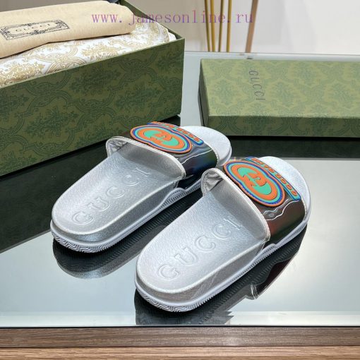 2024 GucciGucci unisex couple slippers jelly sandalsIn this edition series, the acronym of bhh1do4pw - Image 4