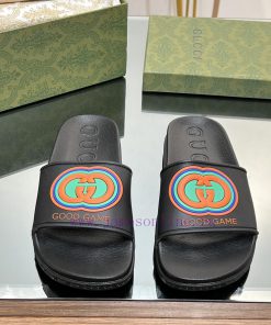 2024 GucciGucci unisex couple slippers jelly sandalsIn this edition series, the acronym of bregqfmcb