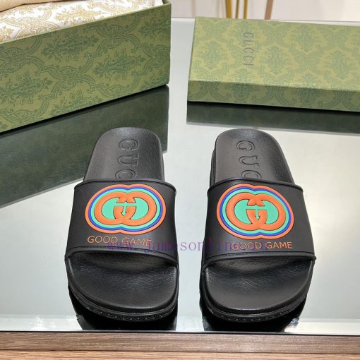 2024 GucciGucci unisex couple slippers jelly sandalsIn this edition series, the acronym of bregqfmcb