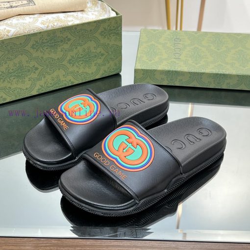 2024 GucciGucci unisex couple slippers jelly sandalsIn this edition series, the acronym of bregqfmcb - Image 3