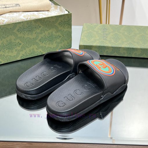 2024 GucciGucci unisex couple slippers jelly sandalsIn this edition series, the acronym of bregqfmcb - Image 4
