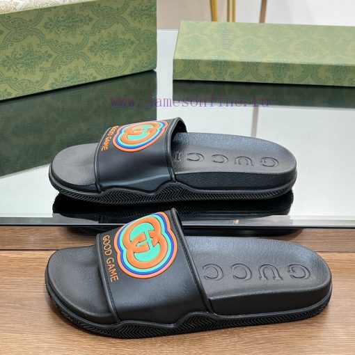 2024 GucciGucci unisex couple slippers jelly sandalsIn this edition series, the acronym of bregqfmcb - Image 7