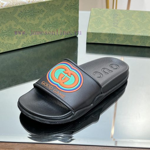 2024 GucciGucci unisex couple slippers jelly sandalsIn this edition series, the acronym of bregqfmcb - Image 8
